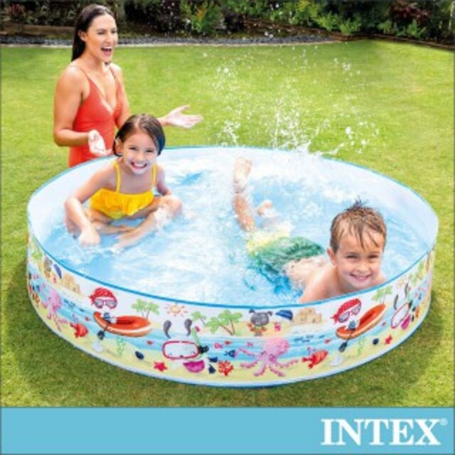 INTEX 免充氣幼童戲水游泳池152x25cm(56451)