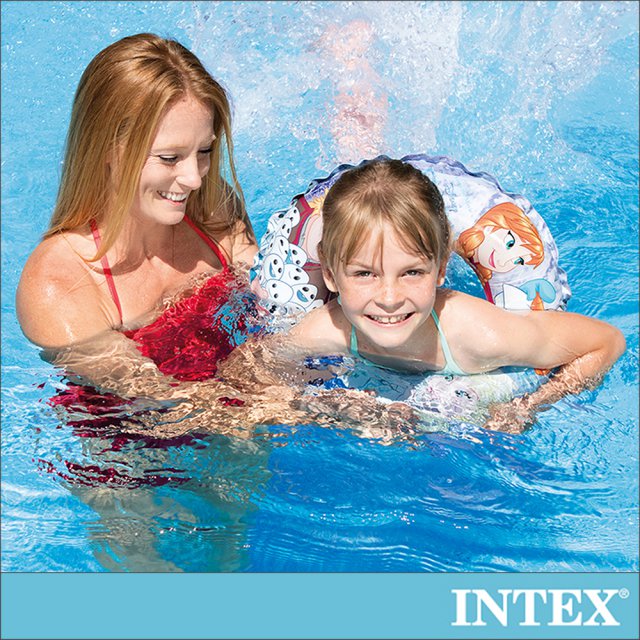 INTEX 冰雪奇緣ELSA-游泳圈51cm(56201)