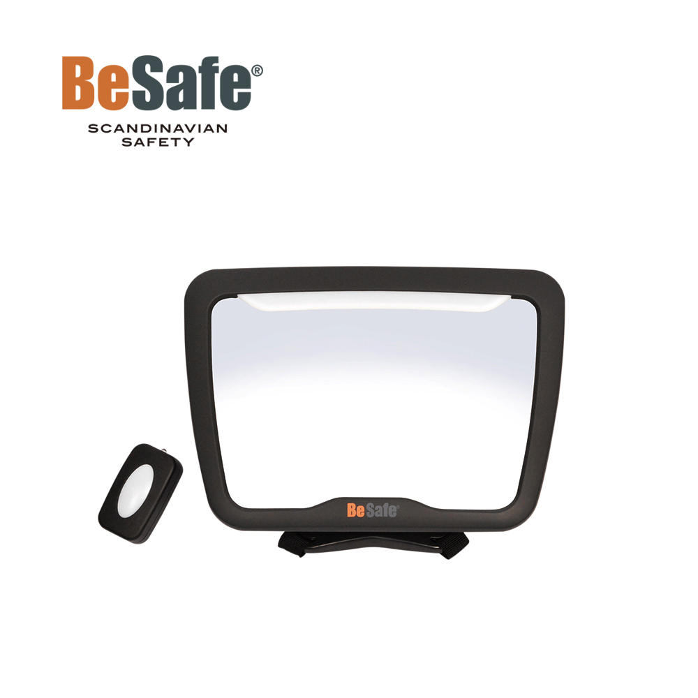 BeSafe LED觀察寶寶後視鏡XL2(無線遙控)