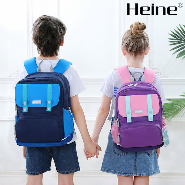 Heine 海恩WIN-17001 減壓書包 護脊書包 小學生書包 後背包 - 粉紫