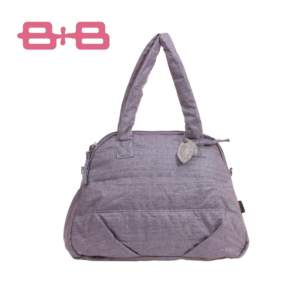 B+B 時尚純靜媽媽包-紫