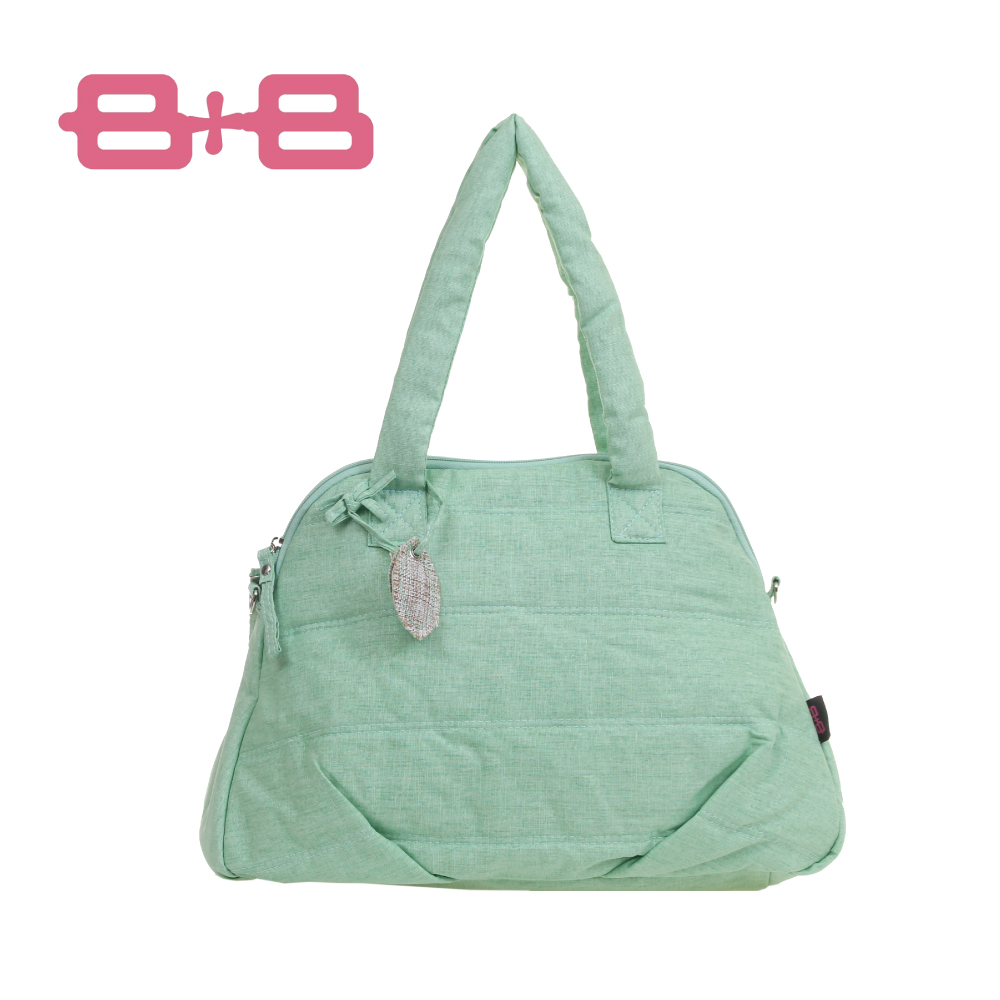 B+B 時尚純靜媽媽包-綠
