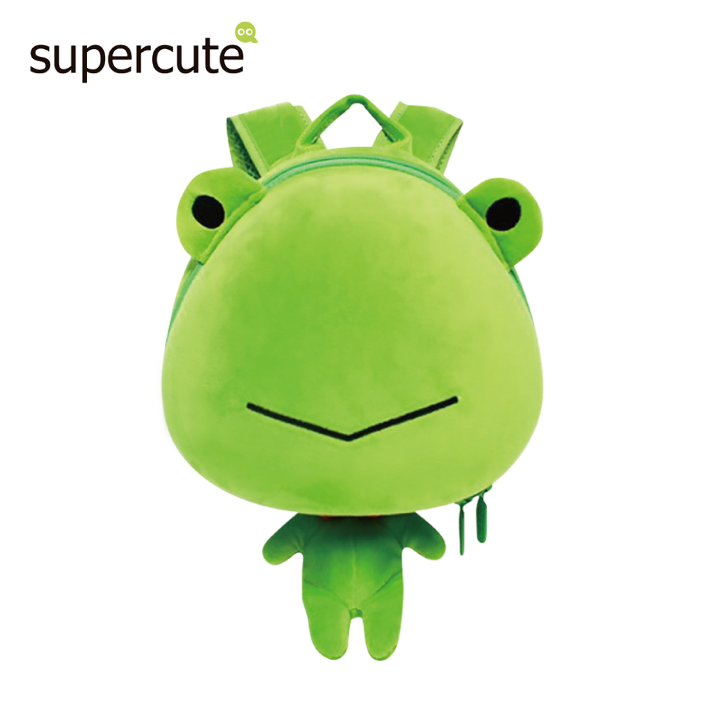 supercute 動物造型後背包-大頭呱呱蛙