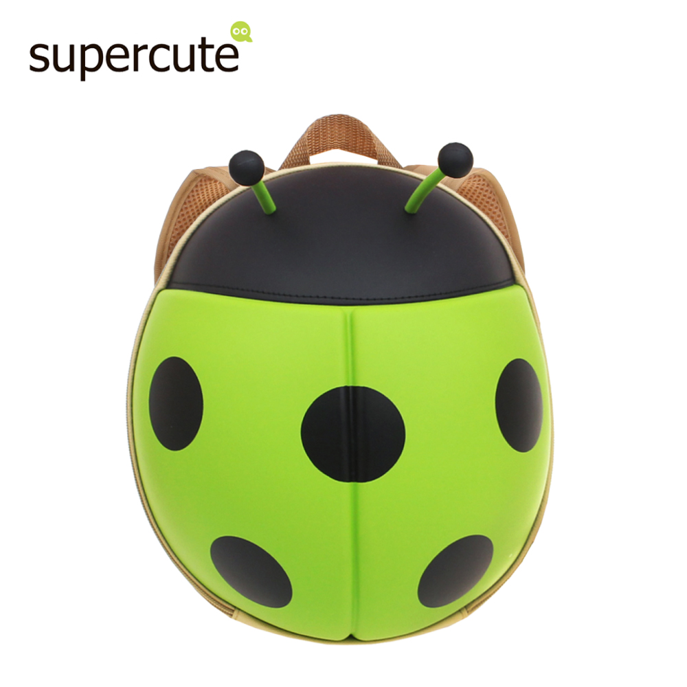supercute 瓢蟲造型後背包-綠/兒童寶寶雙肩帶後背包