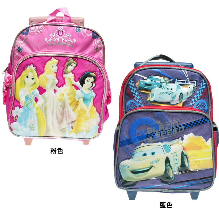福利品日本進口迪士尼公主閃電麥坤拉桿童包兒童後背包包雙肩背包 385822/385839【小品館】