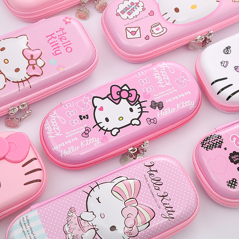 【Hello Kitty】多款可愛圖案EVA材質大容量多隔層筆袋