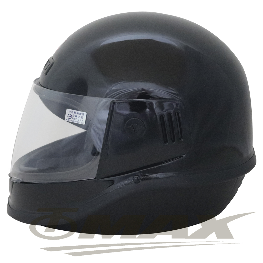 EVO全罩式安全帽-黑色+(6入不織布內襯套)
