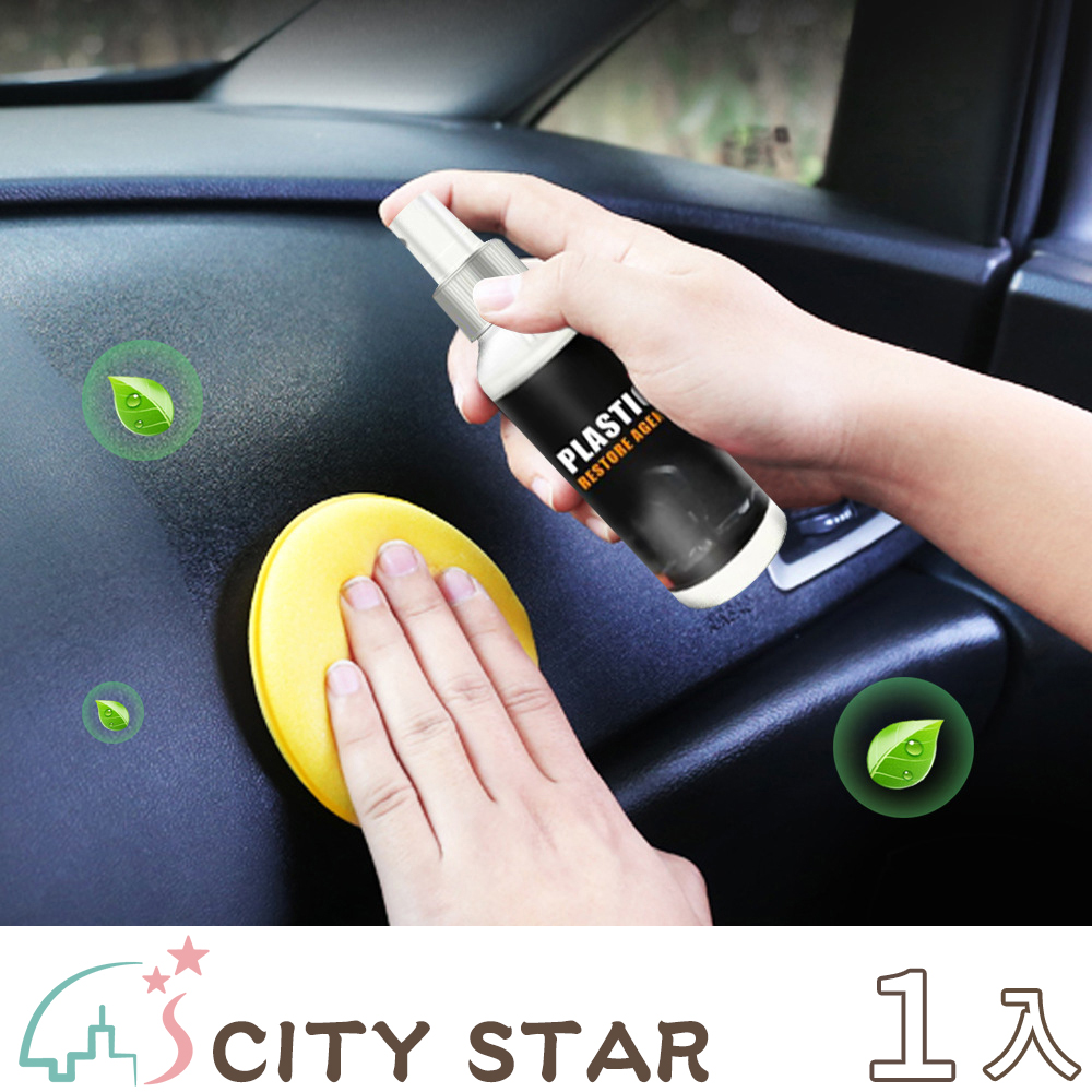 【CITY STAR】汽車機車塑膠件翻新劑(2瓶/入)