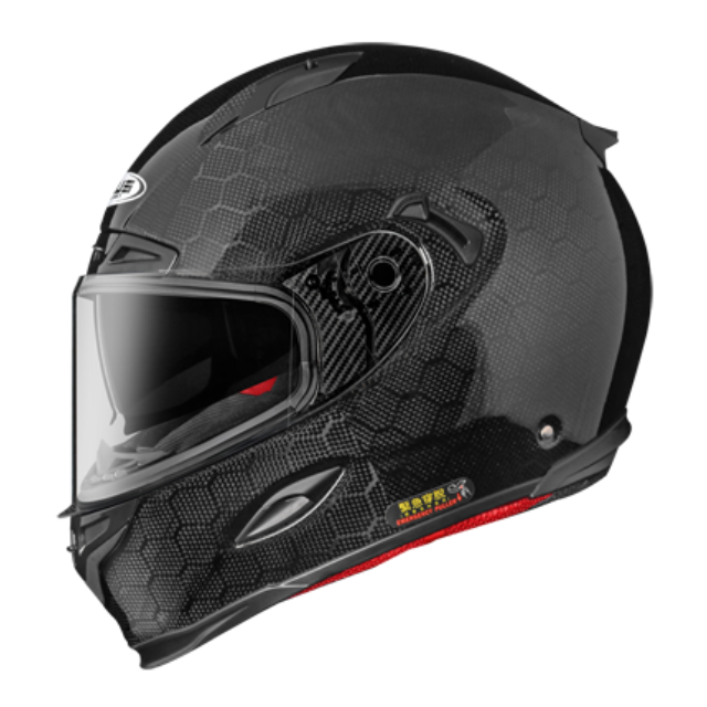 【ZEUS】ZS-1800B（六角碳纖）全罩式 碳纖維安全帽