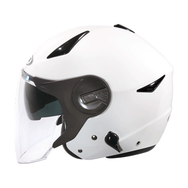 【ZEUS】ZS-612A素色(白) 3/4罩安全帽