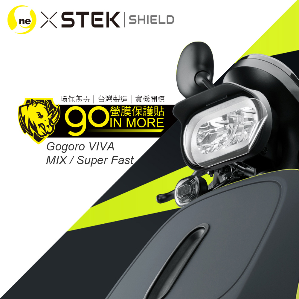 【O-ONE-GO螢膜】Gogoro VIVA MIX/MIX SUPERFAST 車大燈專用保護貼 頂級犀牛皮 抗衝擊 自動修復