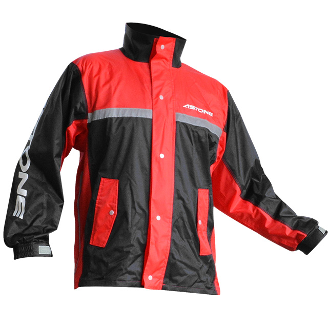 【ASTONE】RA-502(黑/紅)兩件式運動型雨衣