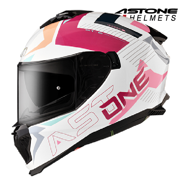 【ASTONE】GT6 YB2 全罩式安全帽 平紅/灰 平黑/紅 白/桃 內墨鏡 內襯可拆洗 藍芽耳機孔 金屬排扣