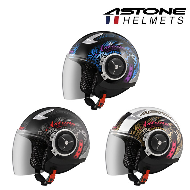 【ASTONE】DJ11 SS16 彩繪款 半罩式安全帽