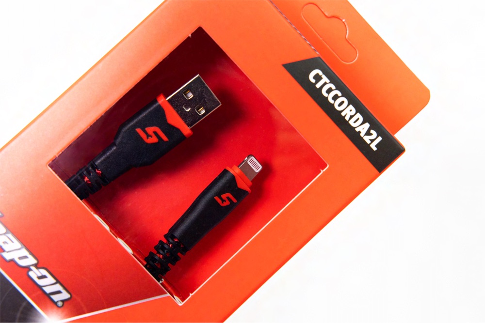 【Snap-on】USB to Lightning 工業級充電傳輸線 2M