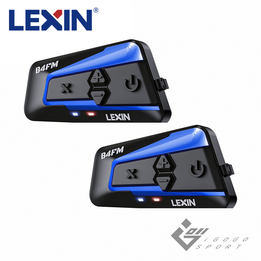 LEXIN B4FM 安全帽通訊藍牙耳機 (雙入組)