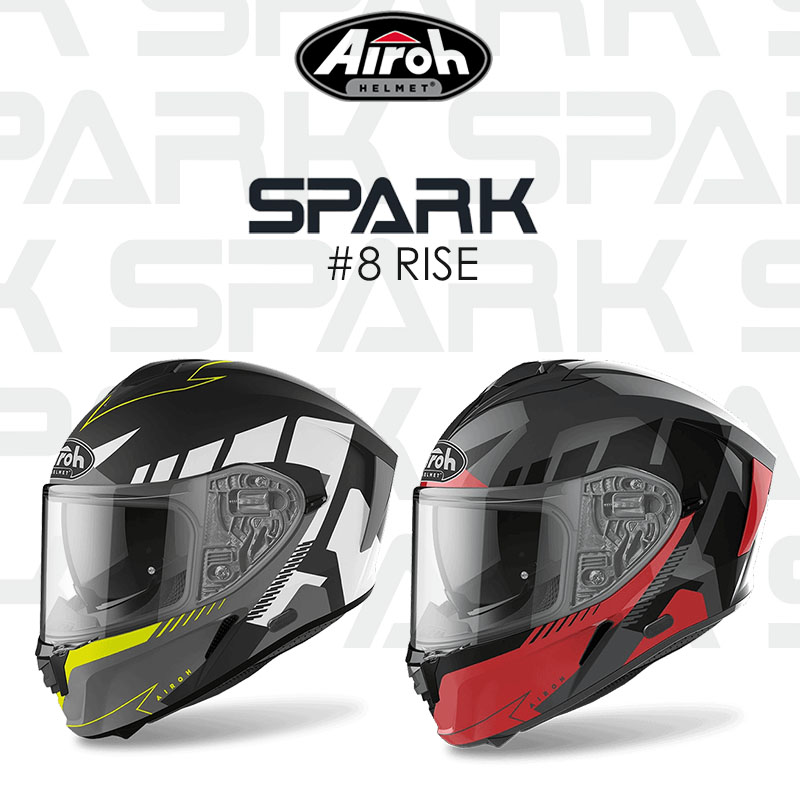 義大利 Airoh SPARK #8 全罩式安全帽 內墨遮陽鏡片~24小時內出貨