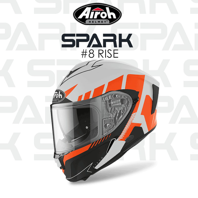 義大利 Airoh SPARK #8 史巴克 全罩式安全帽 內墨遮陽鏡片~24小時內出貨
