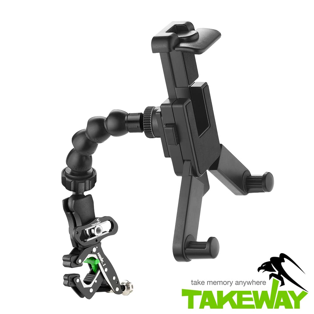 TAKEWAY HAWK1極限運動夾套裝組（含四段蛇頸/平板座）TCK407
