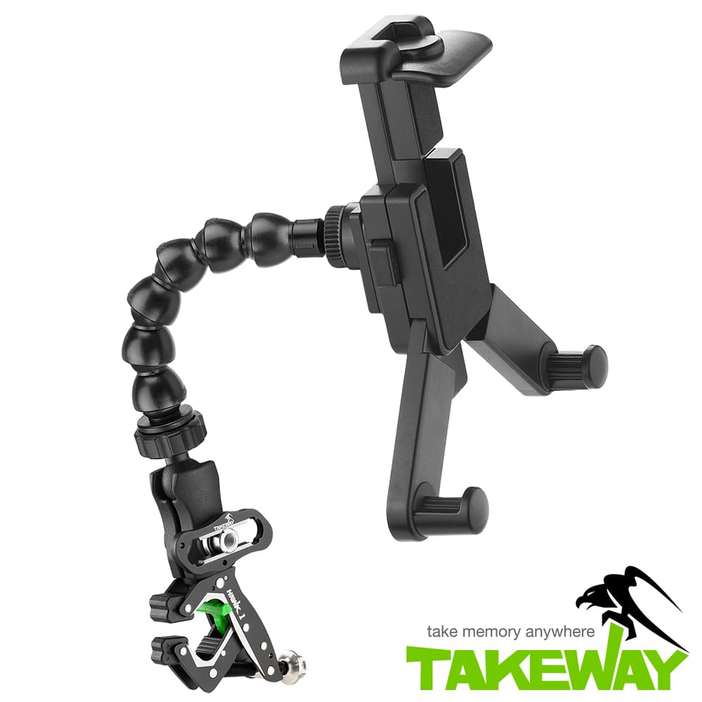 TAKEWAY HAWK1極限運動夾套裝組（含六段蛇頸/平板座）TCK408