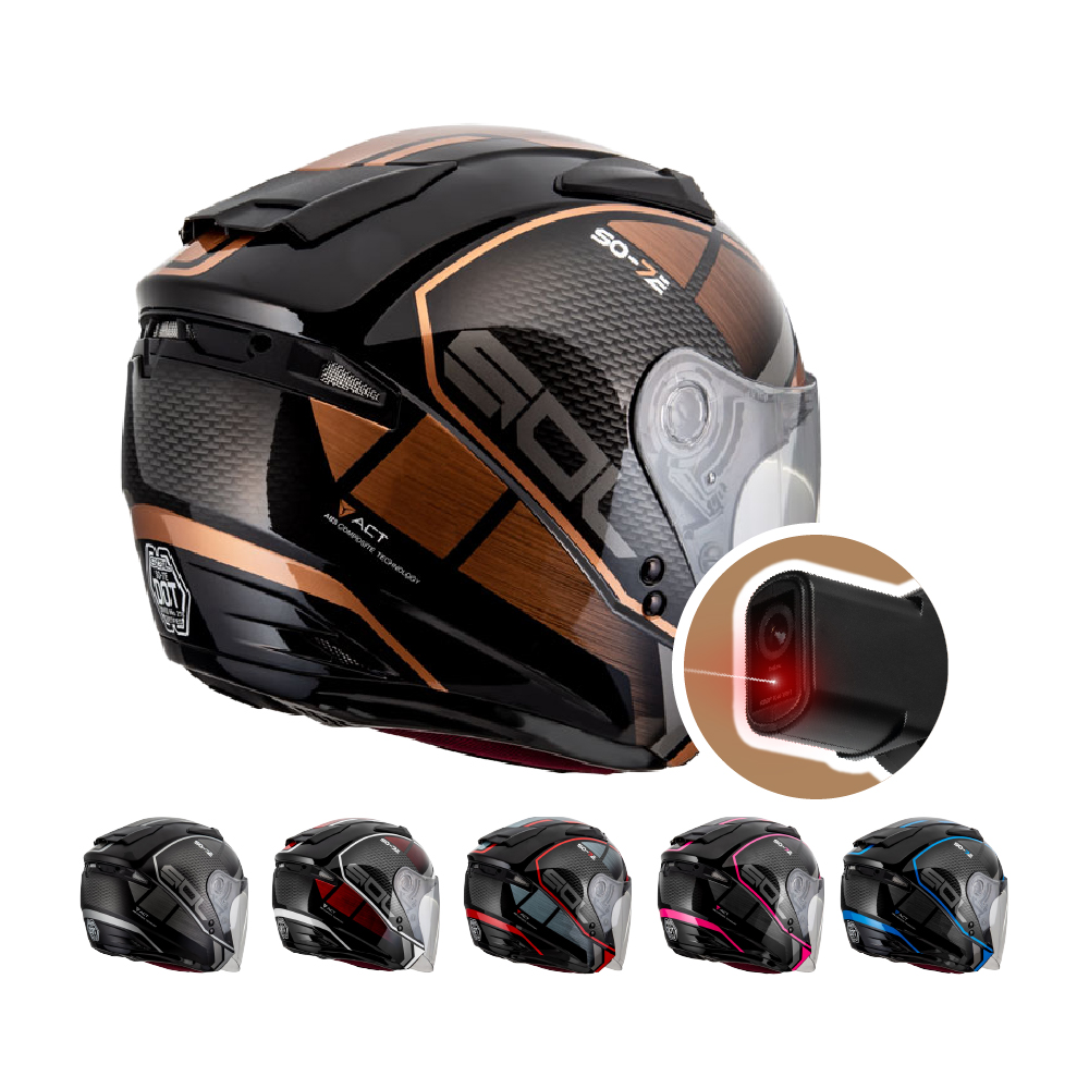 iMini iMiniDV X4C SO7E 幻影 內建式安全帽行車記錄器(SO-7 陀螺儀 自動開關 攝影機 廣角)