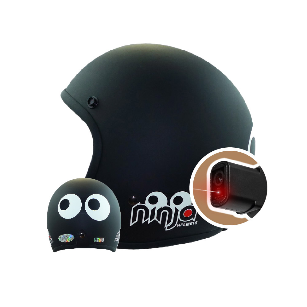 iMini iMiniDV X4C 眼睛 H17 內建式安全帽行車記錄器(3/4罩式 防水防塵 廣角 測速 夜拍)