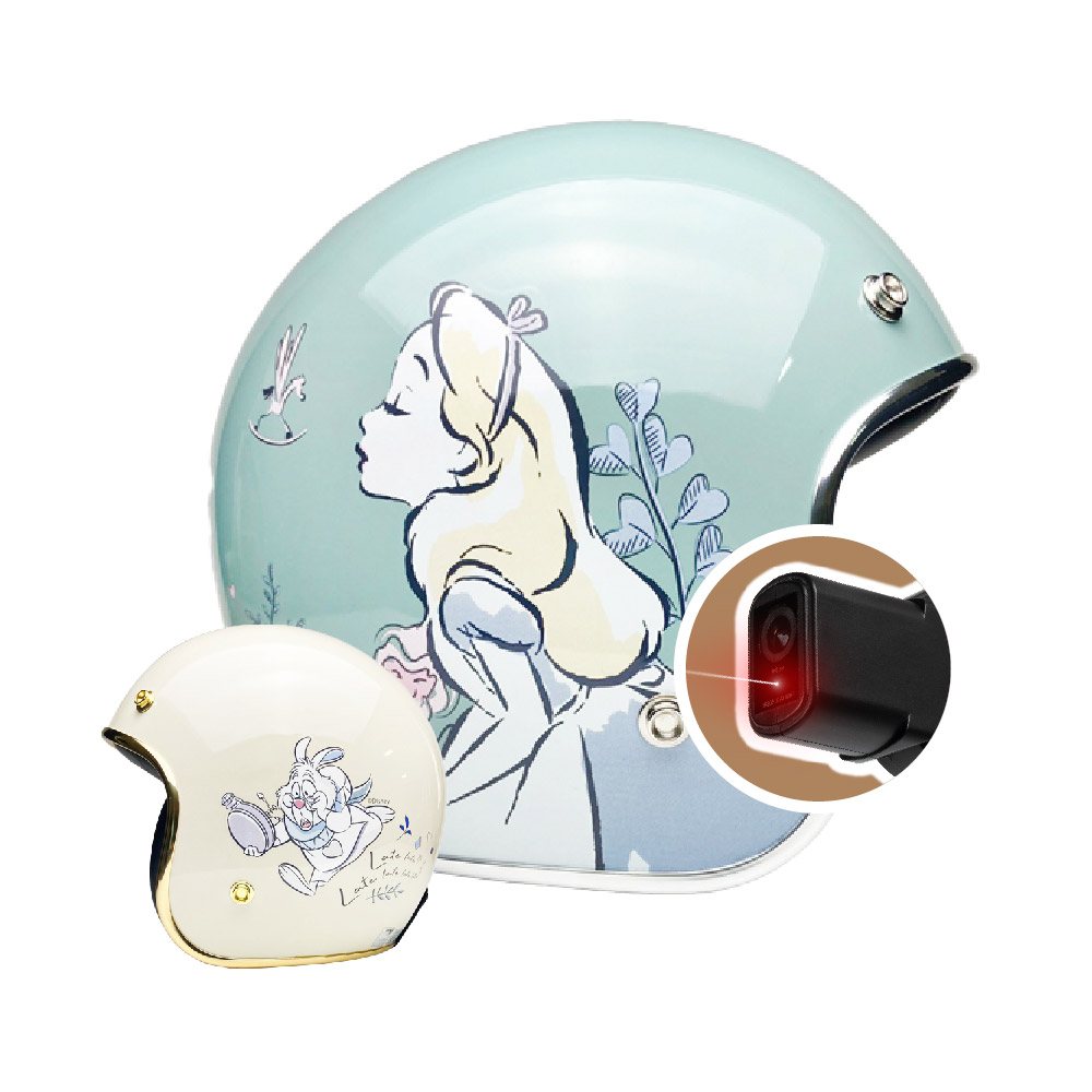 iMini iMiniDV X4C 精裝 愛麗絲 Alice 內建式安全帽行車記錄器(廣角 定位 機車用 台灣製 安全帽)