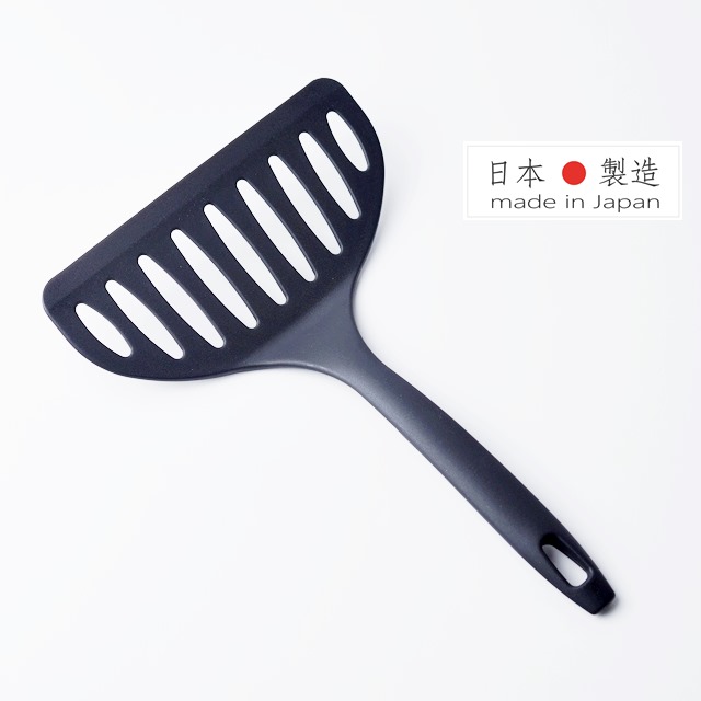 【HOME chef】日本製 不沾鍋琺瑯鍋耐熱寬鍋鏟/煎魚鏟