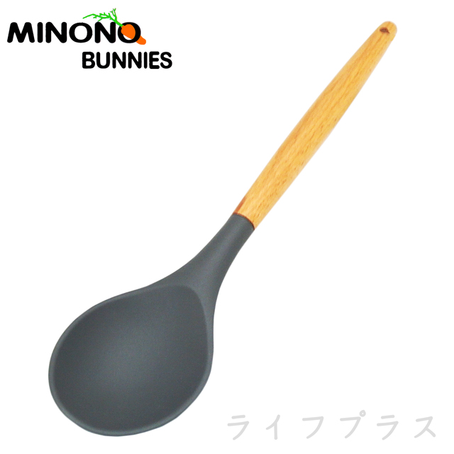 米諾諾不沾鍋櫸木矽膠拌炒匙