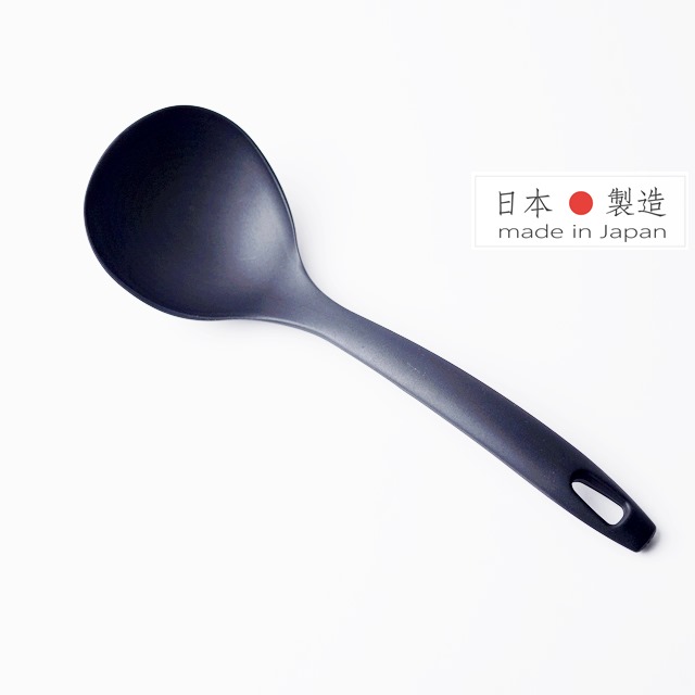 【HOME chef】日本製 不沾鍋琺瑯鍋耐熱湯勺(S)