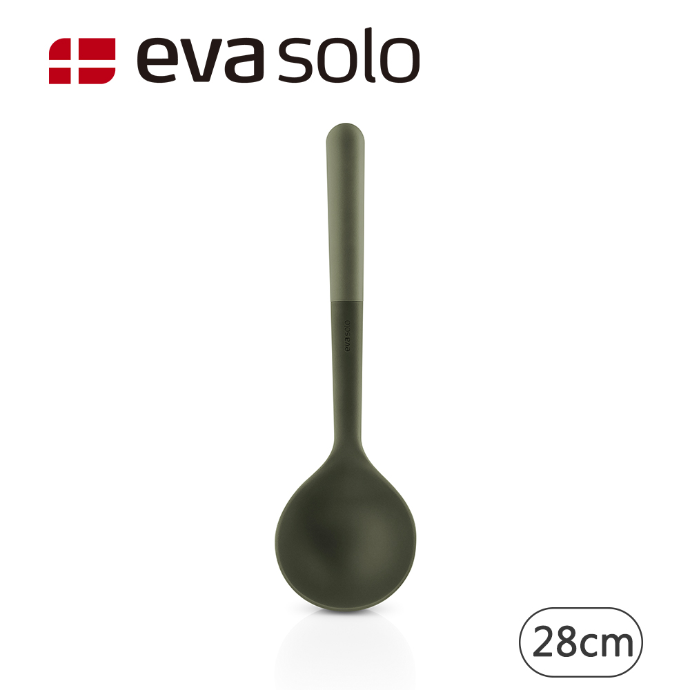 【Eva Solo】丹麥Green Tool矽膠湯勺28cm-綠