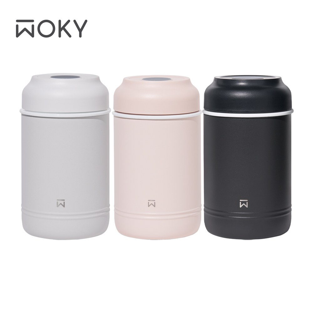 【WOKY 沃廚】大口真瓷食物長鮮保溫罐600ml