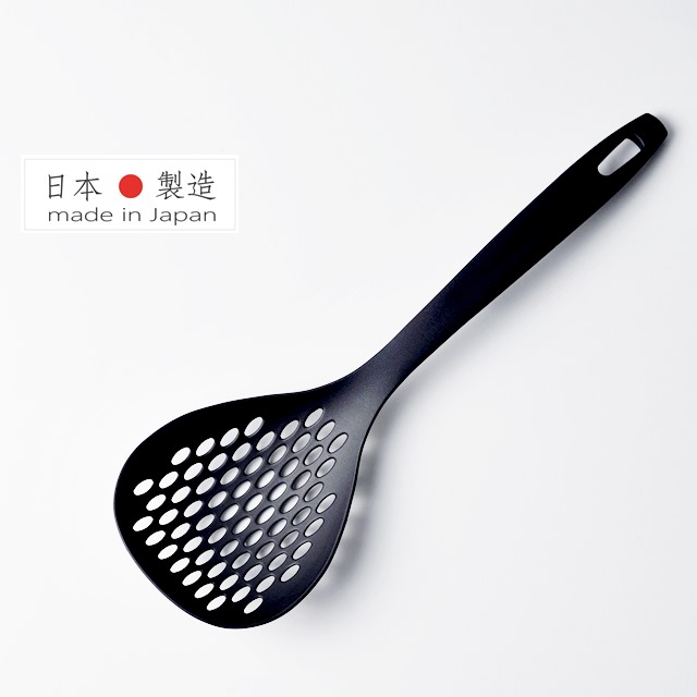 【HOME chef】日本製 不沾鍋琺瑯鍋耐熱濾勺(L)