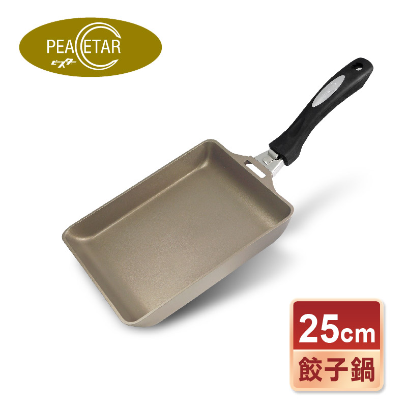 【日本Peacetar 必仕達】輕食二代手工鑄造日式煎餃料理不沾鍋/深型平底鍋28cm