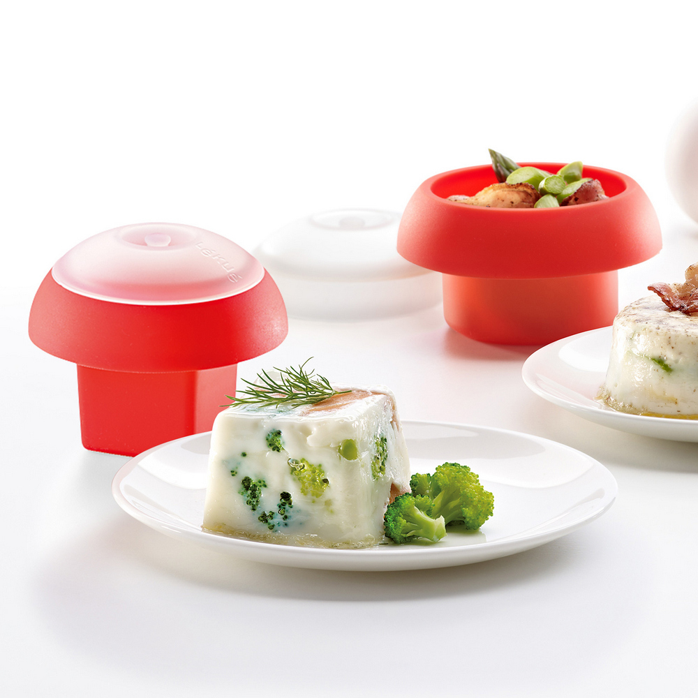 《LEKUE》微波煮蛋器2件(紅)