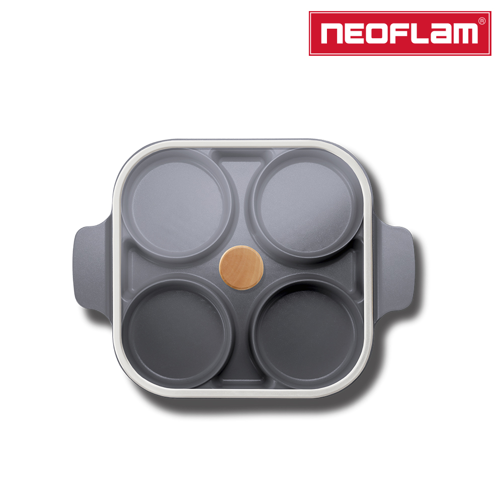 NEOFLAM Steam Plus Pan雙耳烹飪神器&玻璃蓋(IH適用)-FIKA
