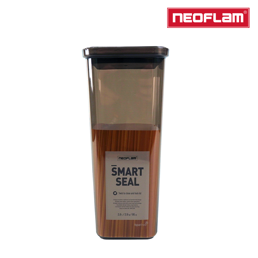 NEOFLAM SMART SEAL聰明封抗菌遮光儲物罐-方形2700ml
