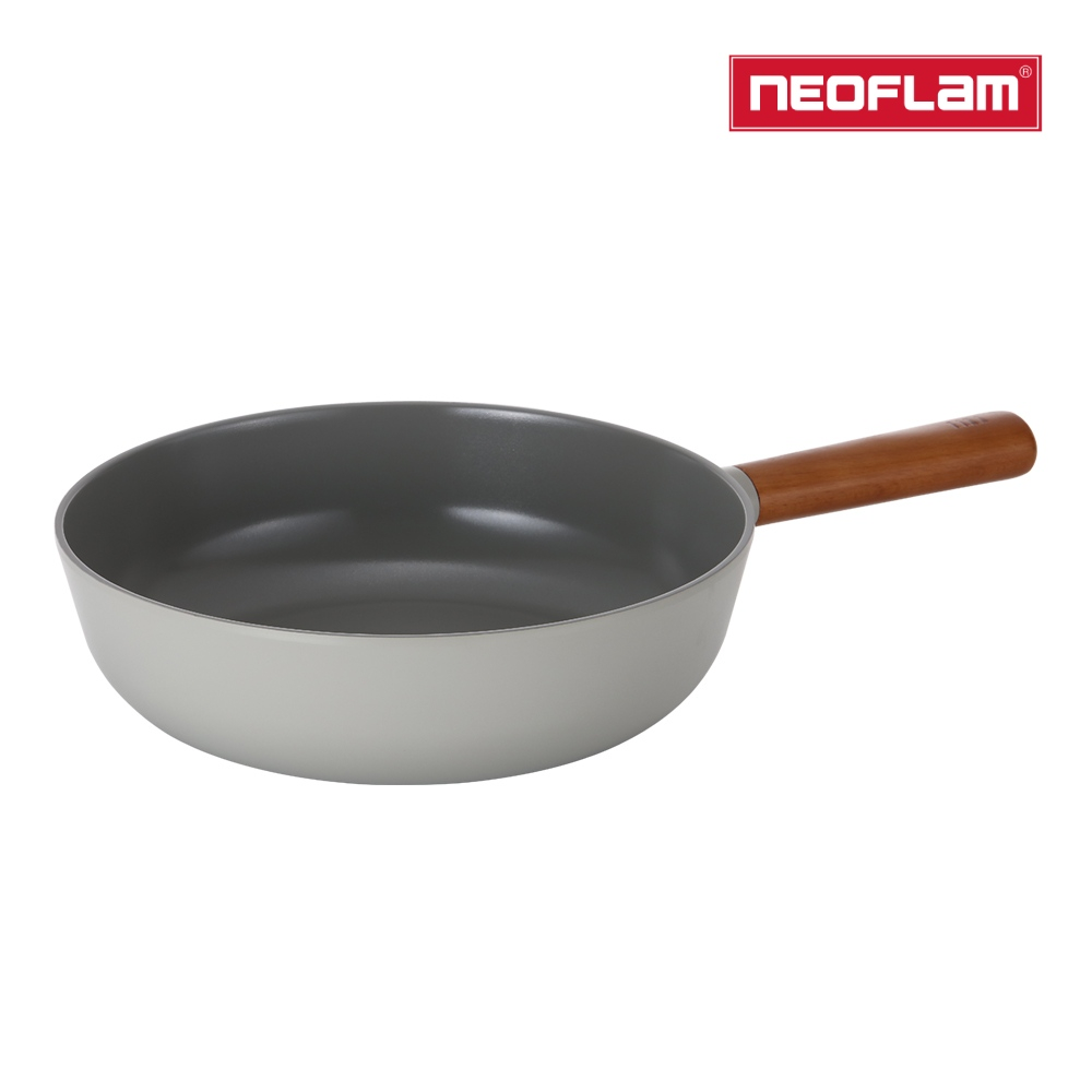 NEOFLAM FIKA 2.0鑄造炒鍋26CM-暗夜灰(不挑爐具，瓦斯爐電磁爐可用)