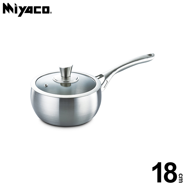 【米雅可 Miyaco】典雅316不銹鋼七層複合金湯鍋 18cm