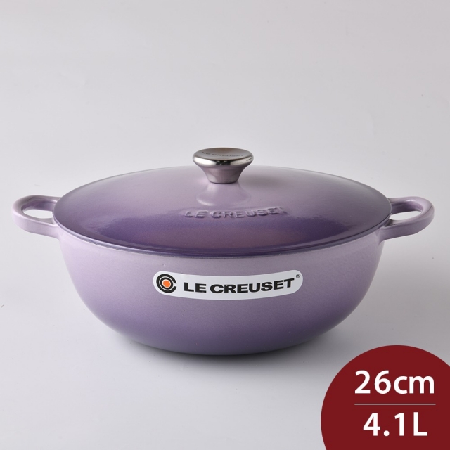 Le Creuset 琺瑯鑄鐵媽咪鍋 26cm 4.1L 藍鈴紫 法國製