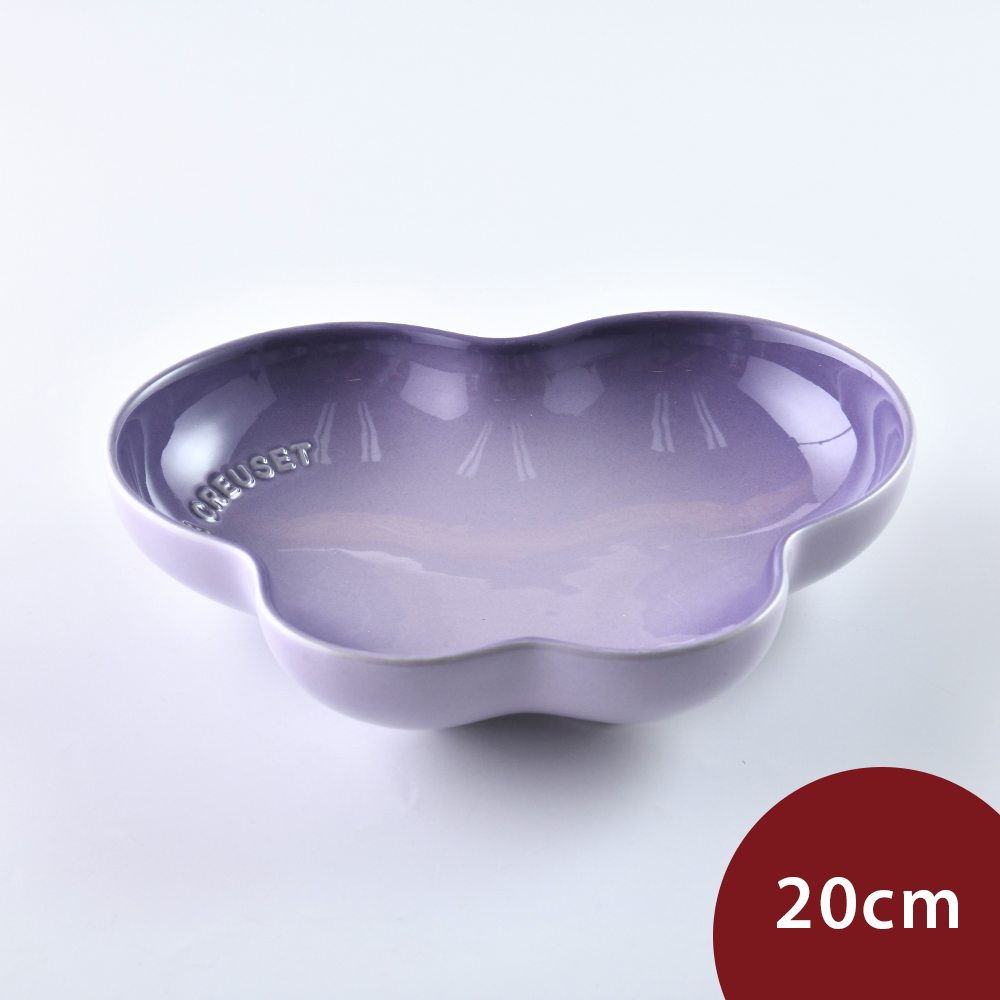 Le Creuset 繁花系列蝴蝶盤 20cm 藍鈴紫