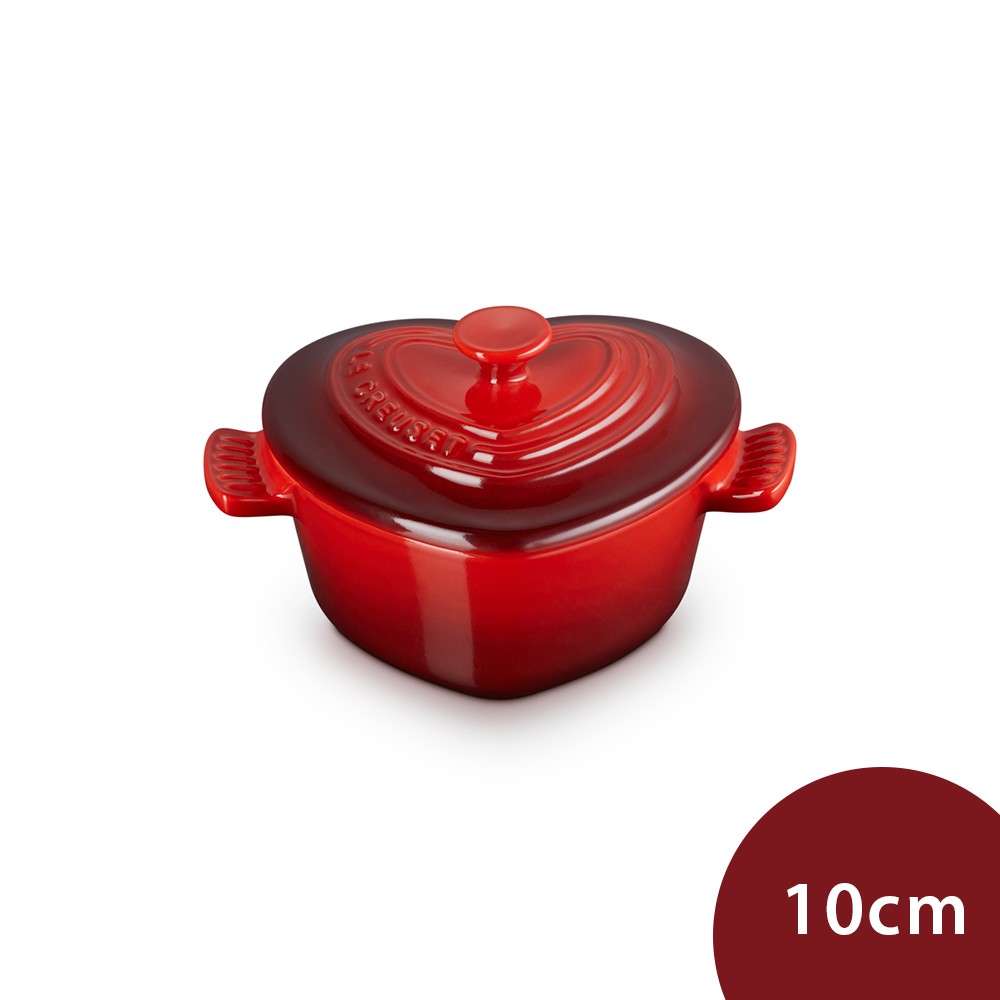 Le Creuset 飛翔愛心烤盅 櫻桃紅