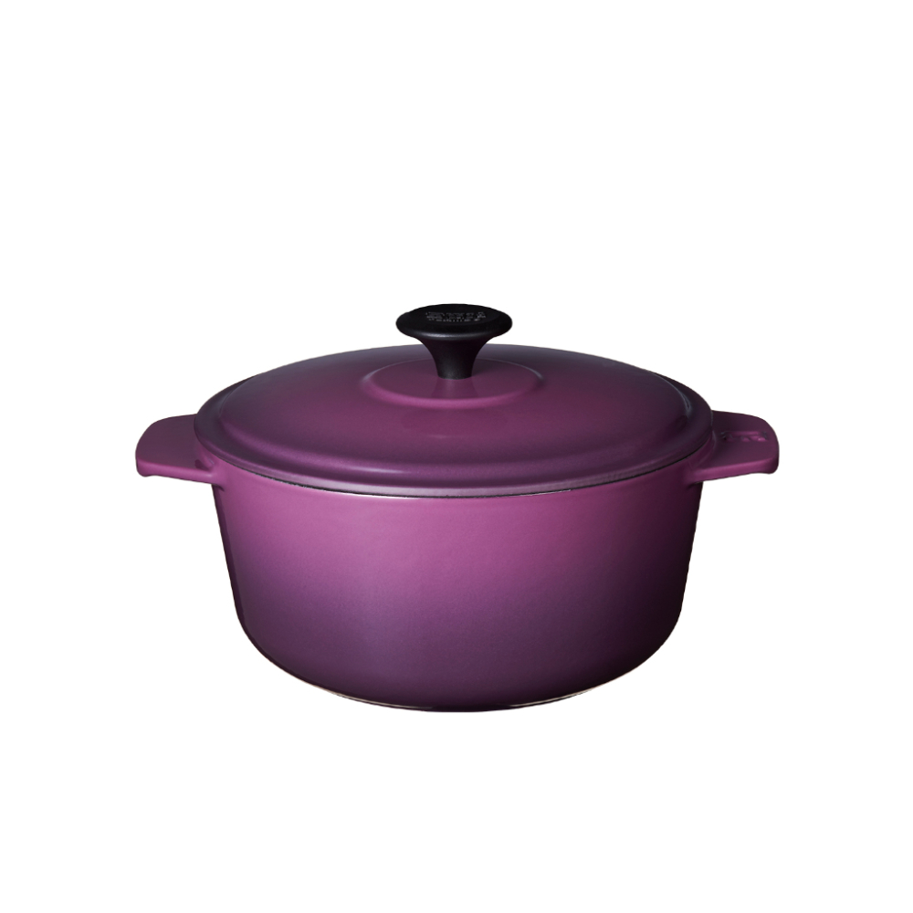 [富蘭鍋Flambo 琺瑯鑄鐵燉鍋ALKI(23CM) 醋栗紫