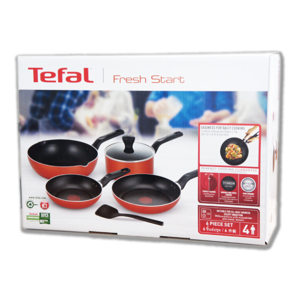 《TEFAL 特福》波爾多系列不沾鍋具6件組