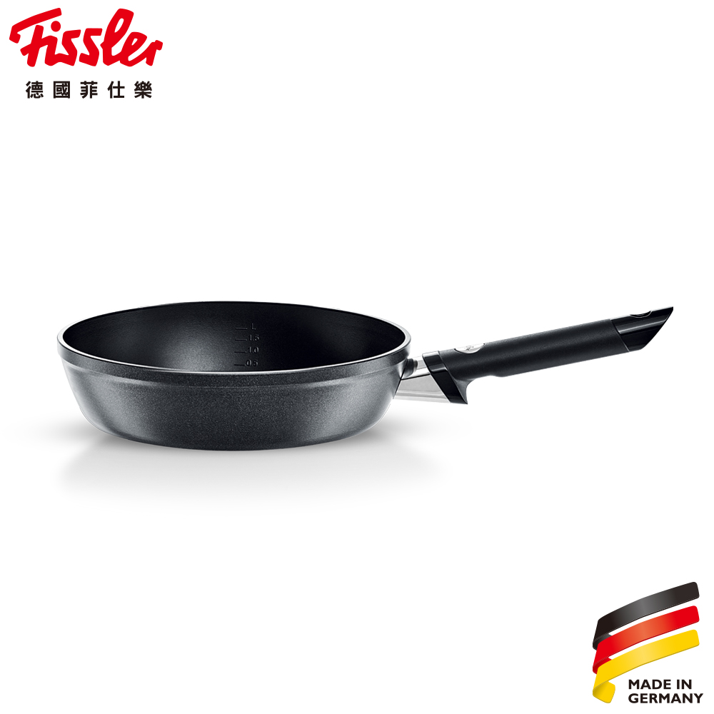 「德國Fissler菲仕樂」健康原味系列-加高型不沾平底鍋24cm