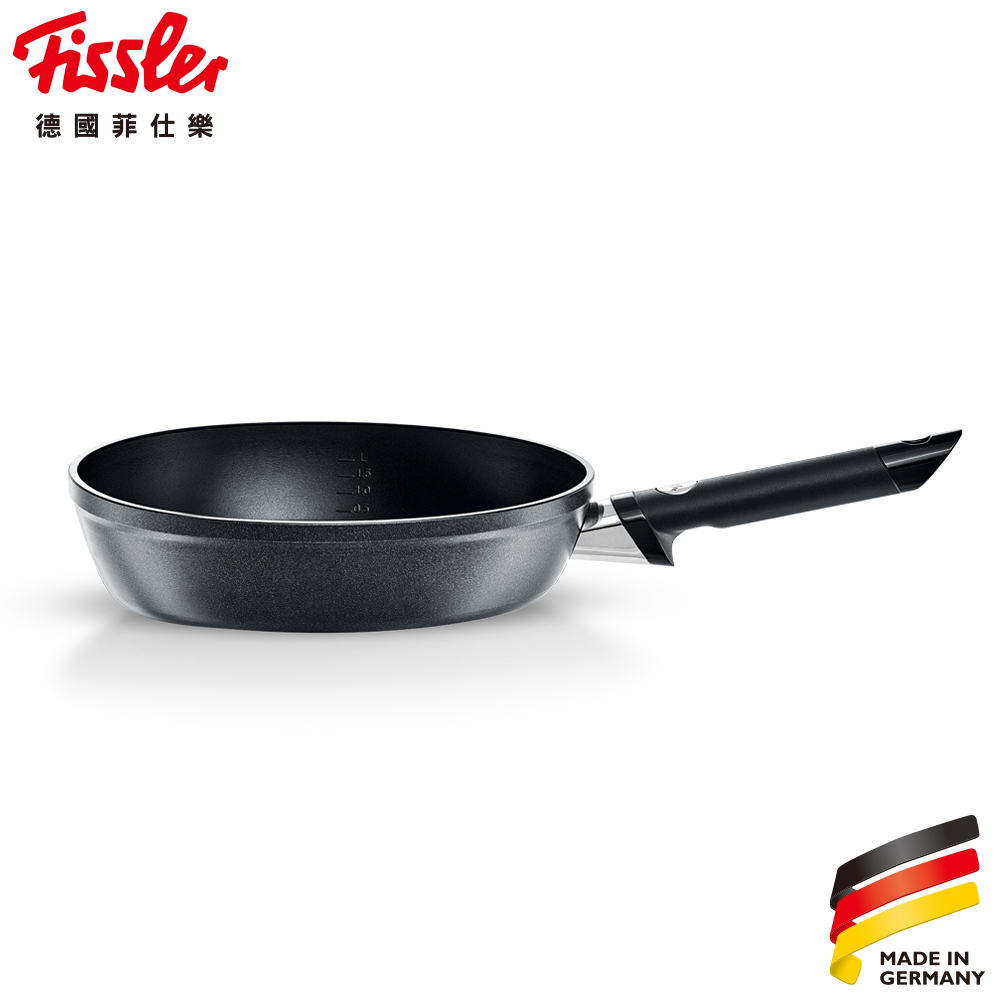 「德國Fissler菲仕樂」健康原味系列-加高型不沾平底鍋26cm