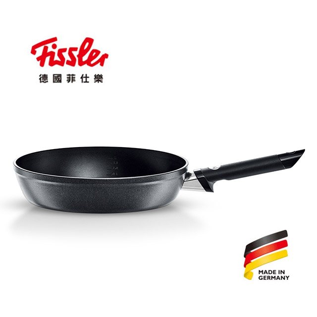 「德國Fissler菲仕樂」健康原味系列-加高型不沾平底鍋28cm