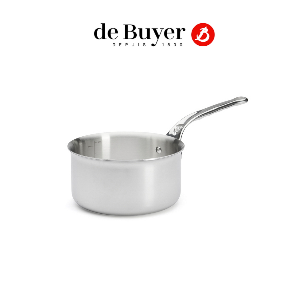 法國【de Buyer 】畢耶鍋具『Affinity系列』多層複合不鏽鋼調理鍋18cm
