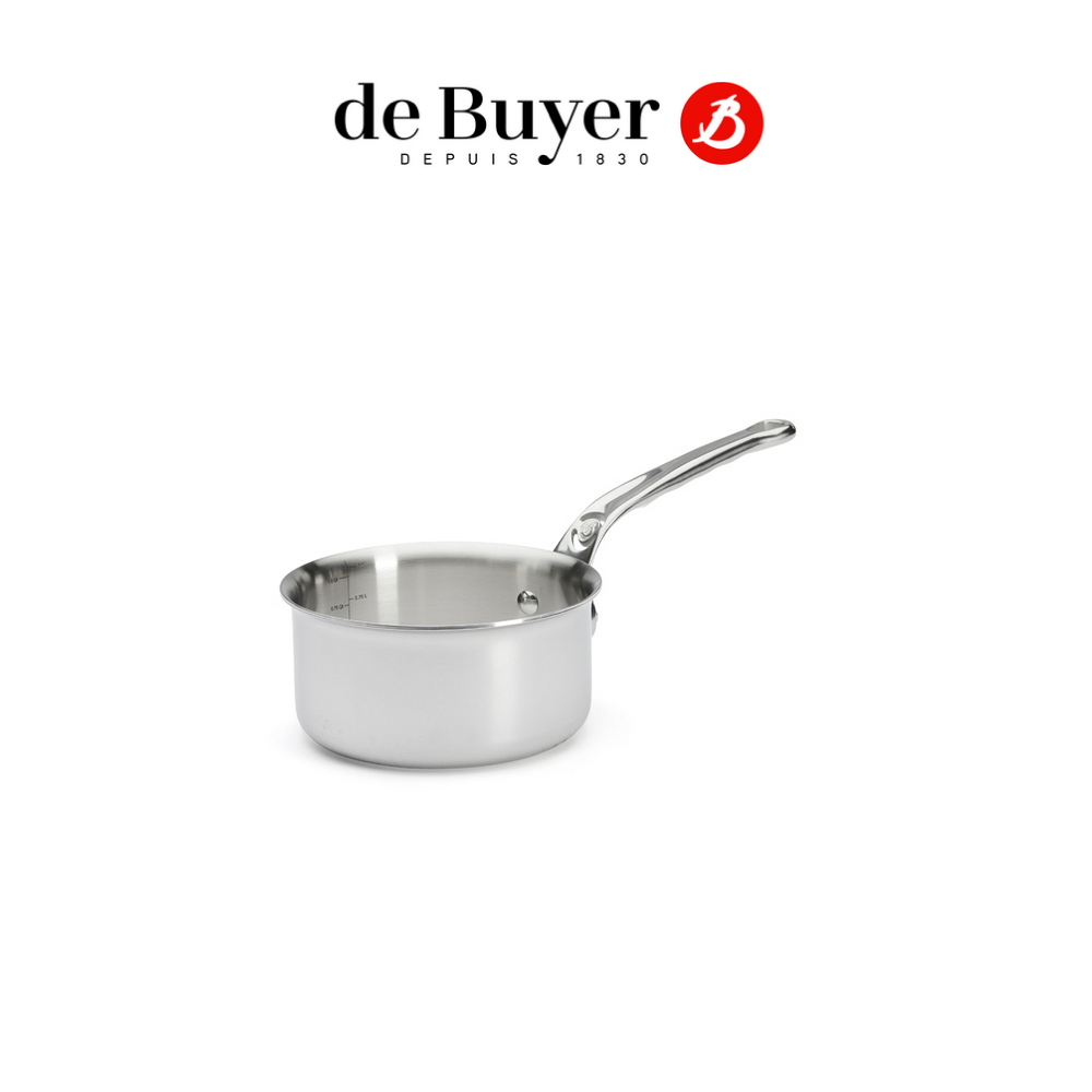 de Buyer法國畢耶 Affinity不鏽鋼系列 單柄調理鍋14cm(不含鍋蓋)