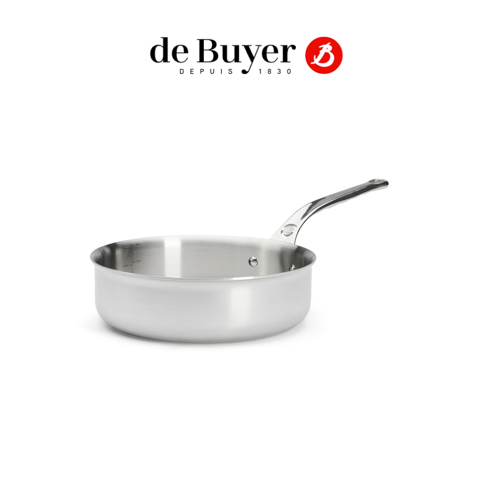 de Buyer 法國畢耶 Affinity系列 5層複合不鏽鋼 單柄主廚鍋24cm(不含鍋蓋)